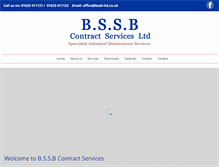 Tablet Screenshot of bssb-ltd.co.uk